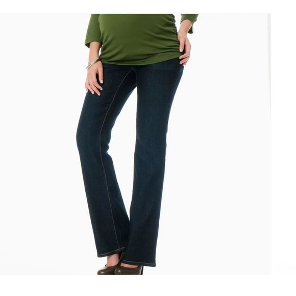 Oh Baby Mid Belly Bootcut Maternity Jeans - Picture 3 of 9